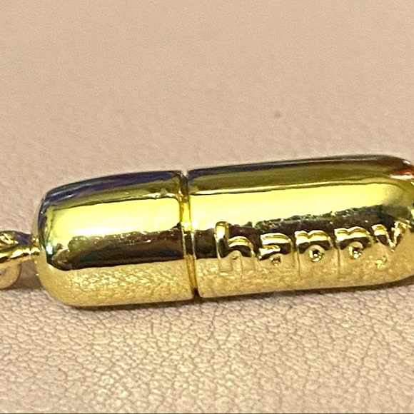 Happy Hope & Chill Pills Gold Necklace - Picture 6 of 6